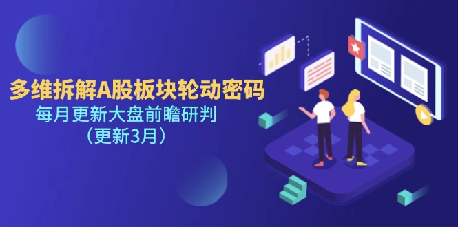 （14213期）多维拆解A股板块轮动密码，每月更新大盘前瞻研判（更新3月）-牛创网