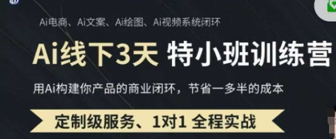 AI实操培训第20-21期线下，0基础保姆级教程，3月最新整理，企业获客、降本增效、打造超级个体-牛创网